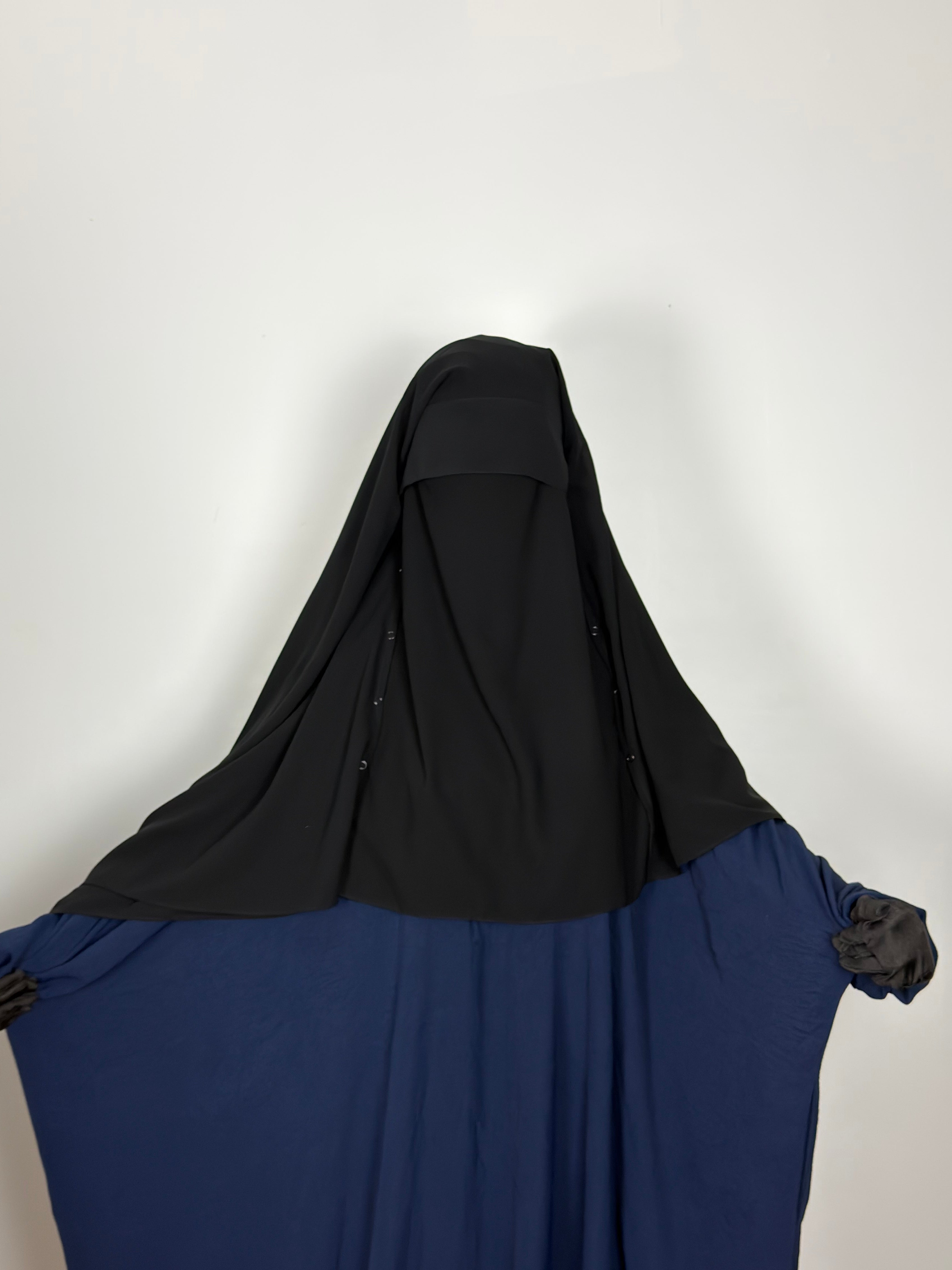 3 layer clip Niqab