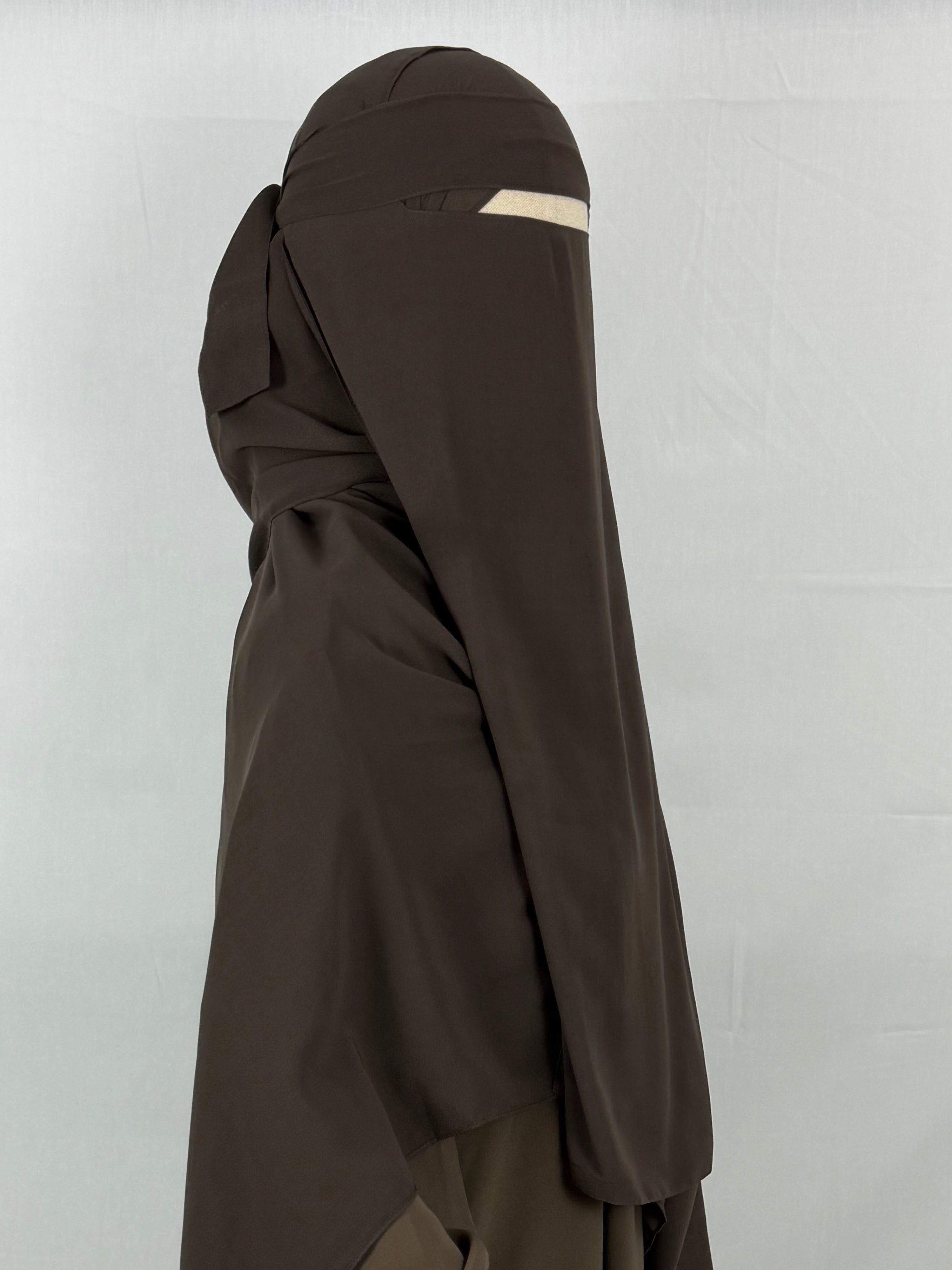 Single Layer Niqab (No Pinch)