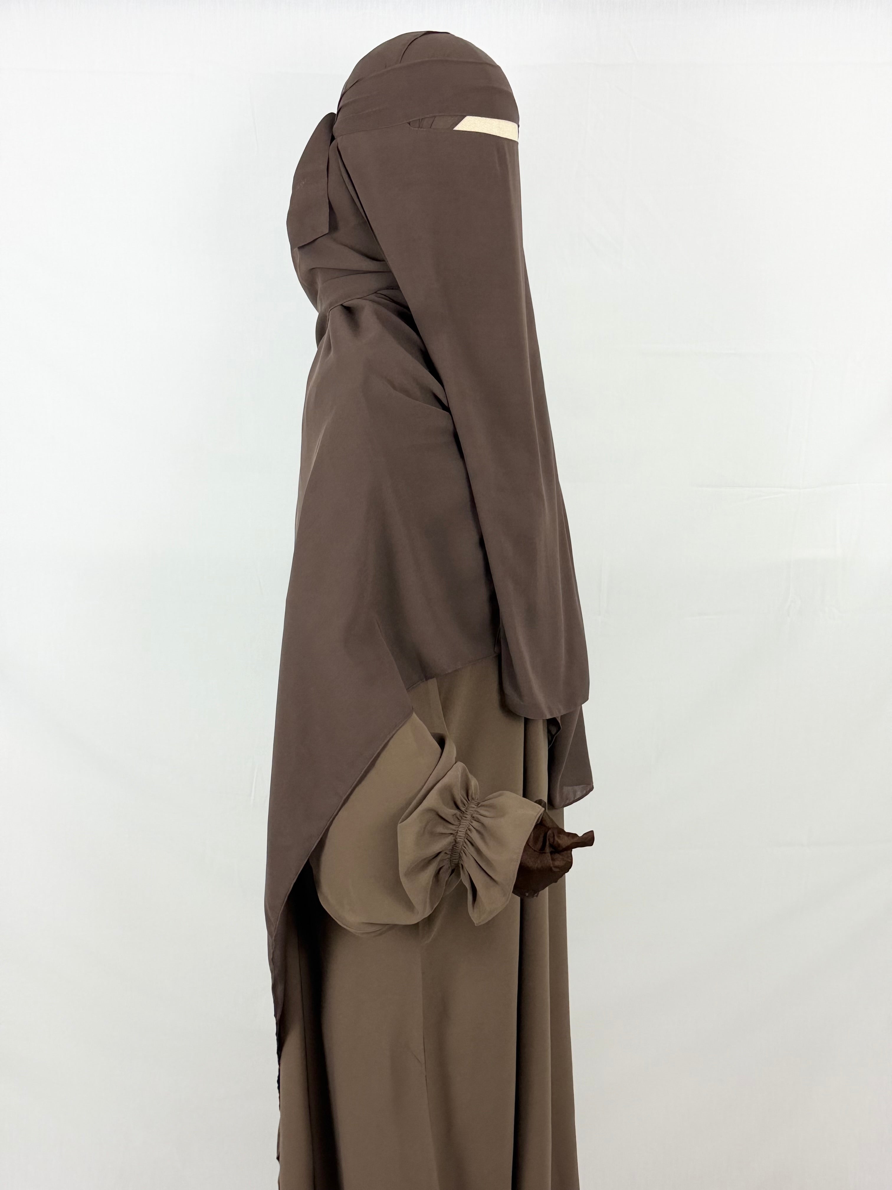 Single Layer Niqab (No Pinch)